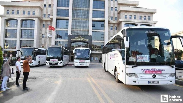Pursaklar Belediyesi kültür gezilerinde ilk kafilesini yolcu etti