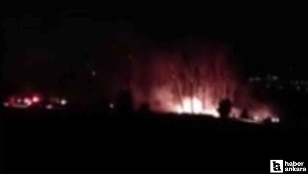 Pursaklar'da korkutan tarla yangını! Ekipler kontrol altına aldı