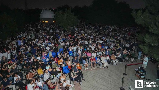 Başkent'te meteor yağmurunu izlemek isteyen Ankaralılar rasathanede buluştu