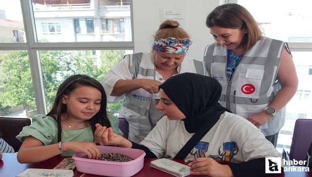 Etimesgut Belediyesinden çocuklara özel takı atölyesi!