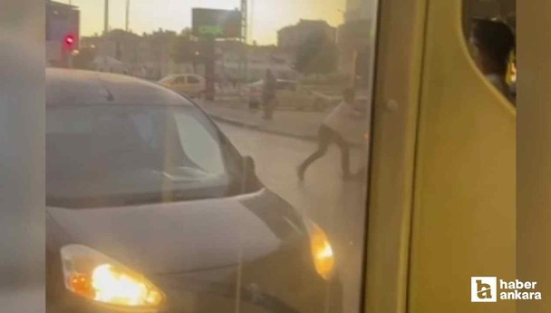 Sincan'da yol verme tartışmasından kavga çıktı
