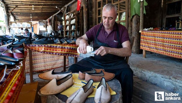 Altındağ Belediyesi Açıkköy Hava Müzesi'nde 'yemeni' ustası zanaatını sergiledi