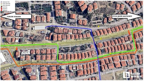 ASKİ duyurdu: Etlik Caddesi'nde bazı noktalar 1-3 Eylül tarihlerinde araç trafiğine kapatılacak