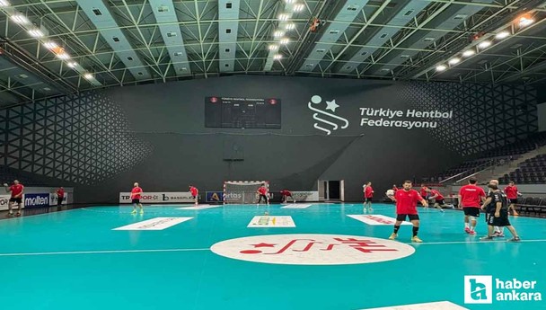 İşitme Engelliler A Milli Erkek Hentbol Takımı, olimpiyat hazırlıklarını Ankara'da sürdürüyor