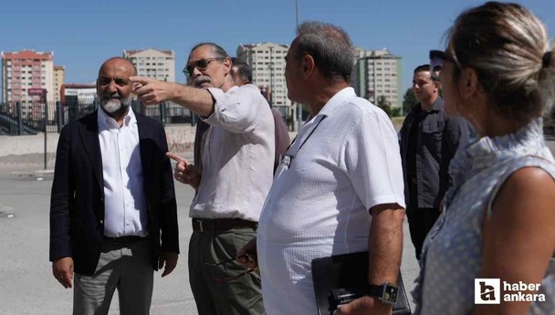 Erdal Beşikcioğlu, Etimesgut Belediyesi'nin çalışmalarını sahada inceliyor