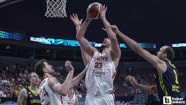 İsveç’i deviren Milli Takım basketbolda çeyrek finalde