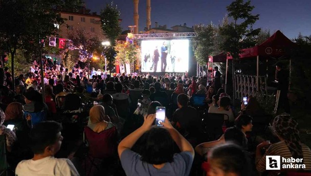 Keçiören Belediyesi açık havada Hababam Sınıfı keyfi yaşattı