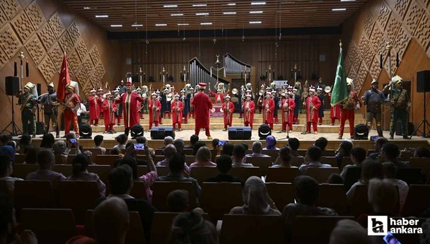 Ankara Kültür Yolu Festivali'nde Mehteran Birliği Konseri verildi
