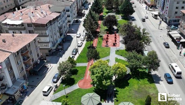 Etimesgut Belediyesinin yenilediği Şükrü Kale Parkı hizmete girdi