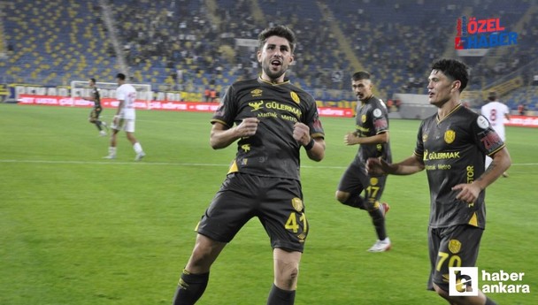 Ankaragücü’nde Mervan Yusuf Yiğit golle döndü