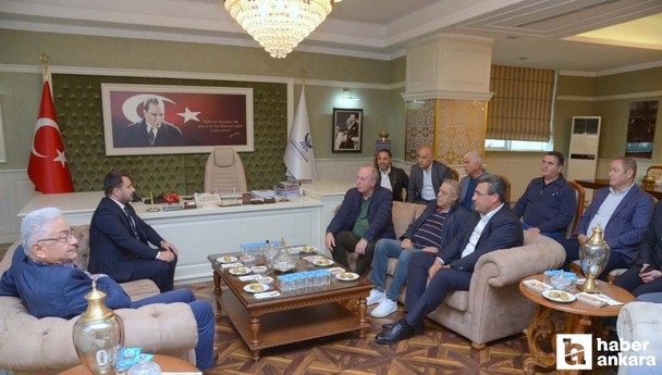 Kahramankazan Belediye Başkanı Çırpanoğlu, Muharrem İnce'yi konuk etti