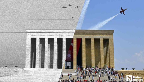 Başkentin eski ve güncel halleri aynı karede!