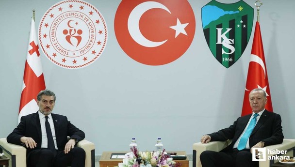 Cumhurbaşkanı Erdoğan ile Gürcistan Cumhurbaşkanı Kavelaşvili bir araya geldiler