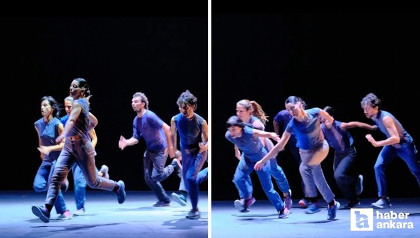 Etimesgut Belediyesi'nin festival sahnesinde ‘Thirst’ adlı dans gösterisi sergilendi