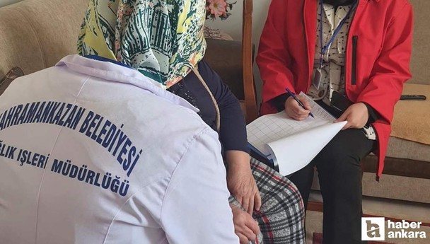 Kahramankazan Belediyesi'nden görme engelli vatandaşlara destek