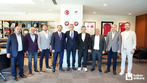 Etimesgut Spor’dan İbrahim Hacıosmanoğlu ve Cengiz Gökay’a ziyaret