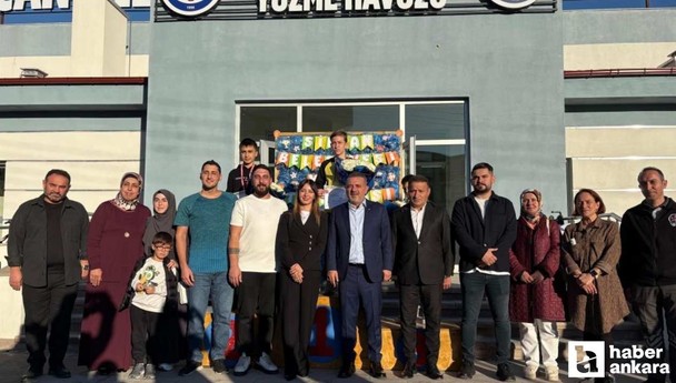 Sincan Belediyesi Yenikent Yüzme Havuzu'nda final müsabakası yapıldı