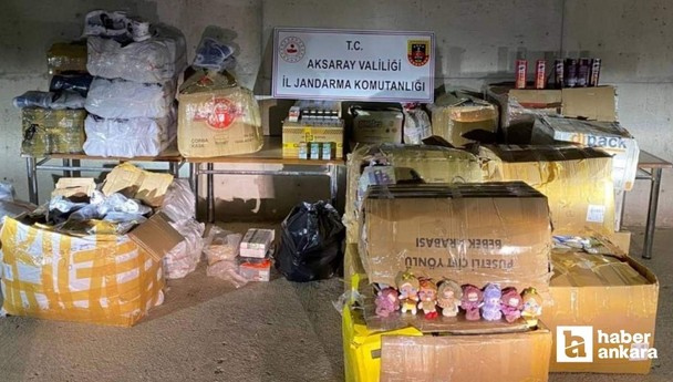 Ankara - Niğde otoyolunda tırda 3 milyon liralık kaçak ürün yakalandı