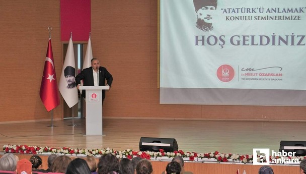 Keçiören Belediyesi KEÇMEK kursiyerlerine 'Atatatürk'ü Anlamak' semineri