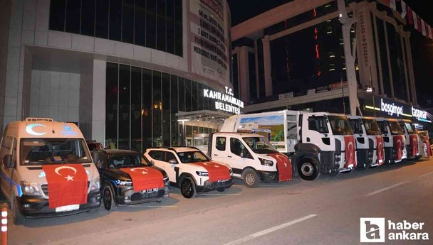 Kahramankazan Belediyesi araç filosuna 10 yeni araç ekledi