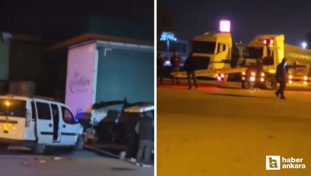 Elmadağ’da tıra arkadan çarpan araçta 4 kişi yaralandı