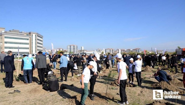 Kahramankazan Belediyesi, fidan dikme etkinliği gerçekleştirdi