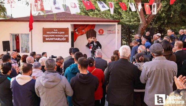 Keçiören Belediyesi yeni muhtarlık binasını hizmete açtı