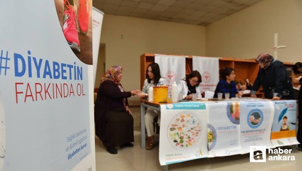 Altındağ Belediyesi'nden kadınlara diyabet taraması!