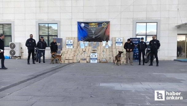 Ankara Emniyet Müdürlüğü'nden 1 milyar liralık yasaklı madde operasyonu!
