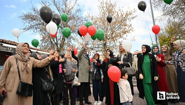 Altındağ Belediyesi'nden Gazze'ye destek kermesi ve Şiddete Karşı Dur Yürüyüşü