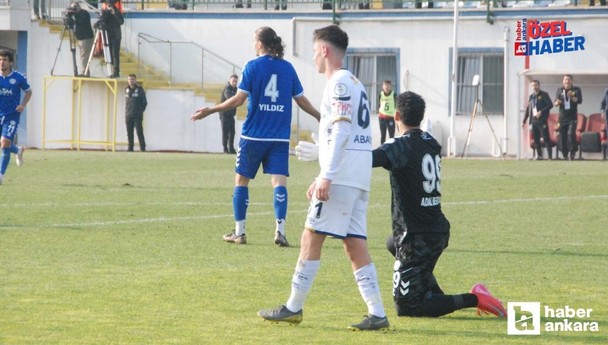 Sincan Belediyesi Ankaraspor maçında, Ankaragücü’nü durduran eski Ankaragüçlü Adal Berkan Bülbül oldu!