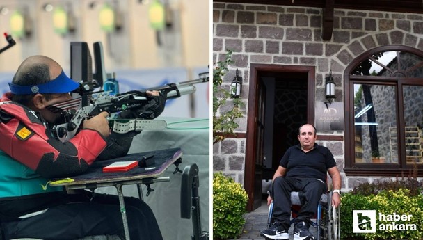 Deri ustası Abakay, Altındağ Belediyesi'nin sanat sokağında engellere meydan okuyor