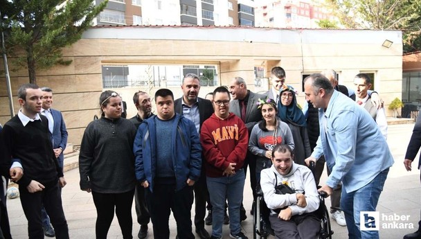 Pursaklar Belediyesi Engelsiz Yaşam Merkezi'nde özel etkinlik yapıldı