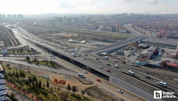 Ankara'da trafik yoğunluğu yaşanan bölge için Ankara Büyükşehir Belediyesi'nden yeni kavşak projesi
