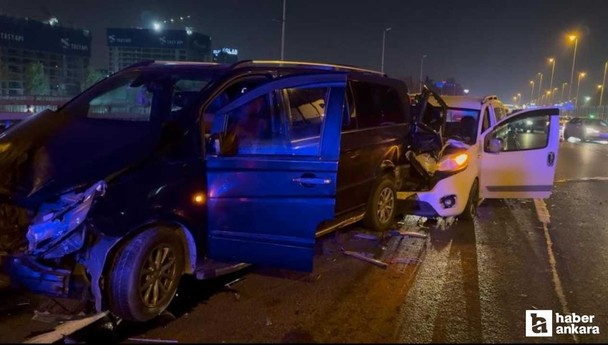 D-100 Karayolu Ankara istikametinde zincirleme trafik kazası: 1 ağır 2 yaralı