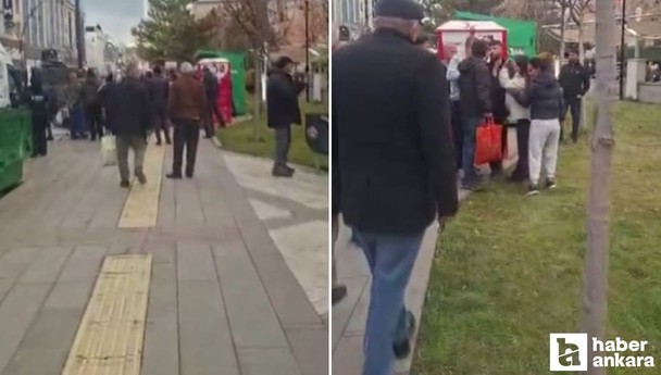 Sincan'da bazı kişiler sokak köpeklerini toplayan ekiplere hareket ederek engel olmaya çalıştı!