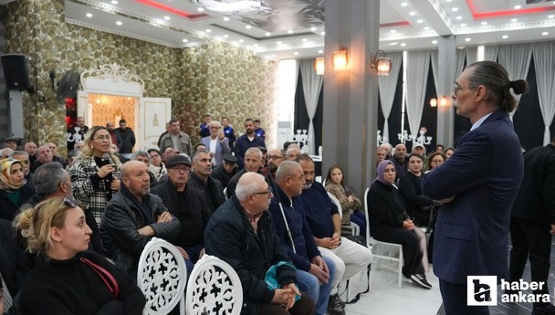 Etimesgut Belediye Başkanı Beşikcioğlu, Süvari Mahallesi sakinleriyle bir araya geldi