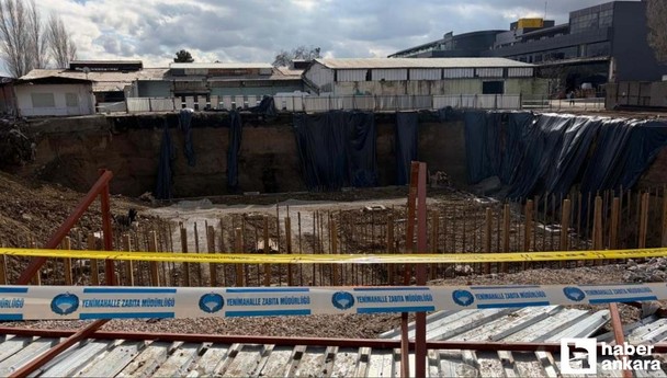 Yenimahalle'de inşaat alanında göçük altında kalan işçi hayatını kaybetti