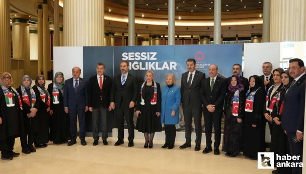 'Gazze' temalı filografi sergisi Millet Kütüphanesi'nde açıldı