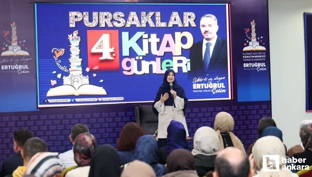 Pursaklar Belediyesi, 4. Kitap Günleri’nde yazar Saliha Erdim konuk edildi