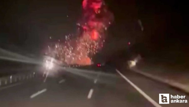 Balıkesir'de, 1 pilotumuzun şehit olduğu F-16 savaş uçağının düşme anı ortaya çıktı