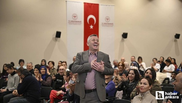 Metin Şentürk, Bilkent Şehir Hastanesi'nde hastalarla bir araya geldi