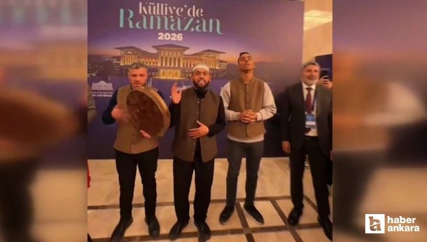 Son günlerin popüler ismi Celal Karatüre, Külliye'de Ramazan etkinliklerine katıldı