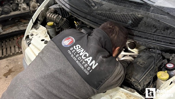 Sincan Belediyesi, araçlarını kendi imkanlarıyla tamir edecek!