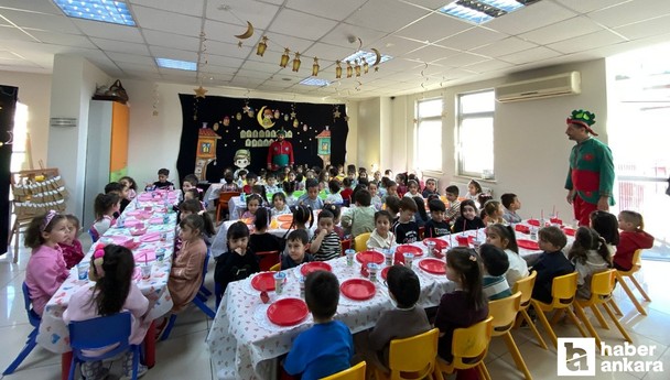 Pursaklar'da minikler tekne orucu tuttu