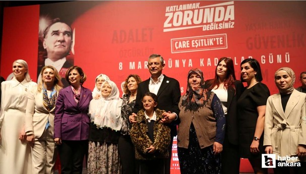 Özgür Özel: "Kadını siyasi, sosyal ve ekonomik hayatta güçlendireceğiz"