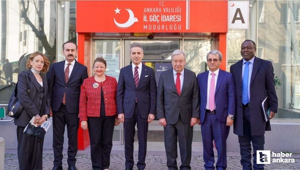 Ankara İl Göç İdaresi Müdürlüğü, BM Genel Sekreteri Guterres'i ağırladı