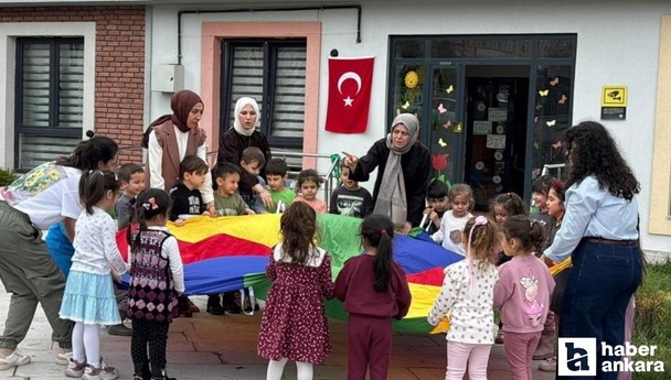 Sincan'da minikler için ilkbahara özel etkinlik düzenlendi