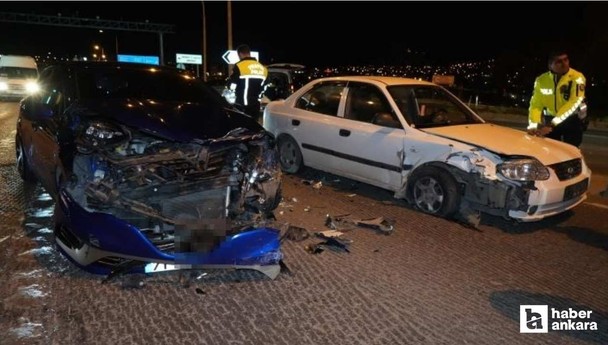Kırıkkale'de kırmızı ışık ihlali yapan sürücünün neden olduğu kazada 1 kişi yaralandı
