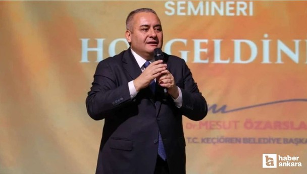 Keçiören Belediye Başkanı Mesut Özarslan'dan Mevlid-i Şerif programına davet
